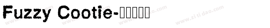 Fuzzy Cootie字体转换